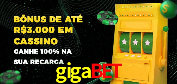 gigabet melhor bônus de depósito